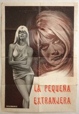 La Pequena Extranjera Vintage Film Poster