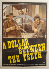 A Dollar Between The Teeth Vintage Film Poster