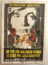 Un Tipo Con Una Faccia Strana Ti Cerca Per Ucciderti (Ricco) Vintage Film Poster