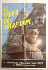El Sadico De Notre Dame Vintage Film Poster