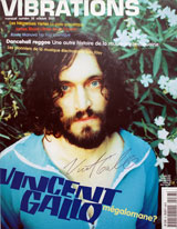 Vibrations Magazine (Switzerland, No. 38, Oct 2001, signed by Vincent Gallo)