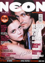 Neon Magazine (UK, October 1998, signed by Vincent Gallo)