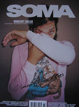 SOMA Magazine (Vol. 15.9, November 2001, signed by Vincent Gallo)