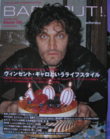 Barfout! Magazine (Japan, Dec 2003, Vol. 100, signed by Vincent Gallo)