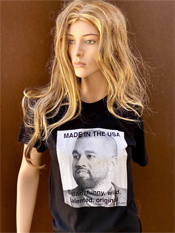 10. "MADE IN THE USA"  Vincent Gallo 2020 one-of-a-kind, hand made T-shirt