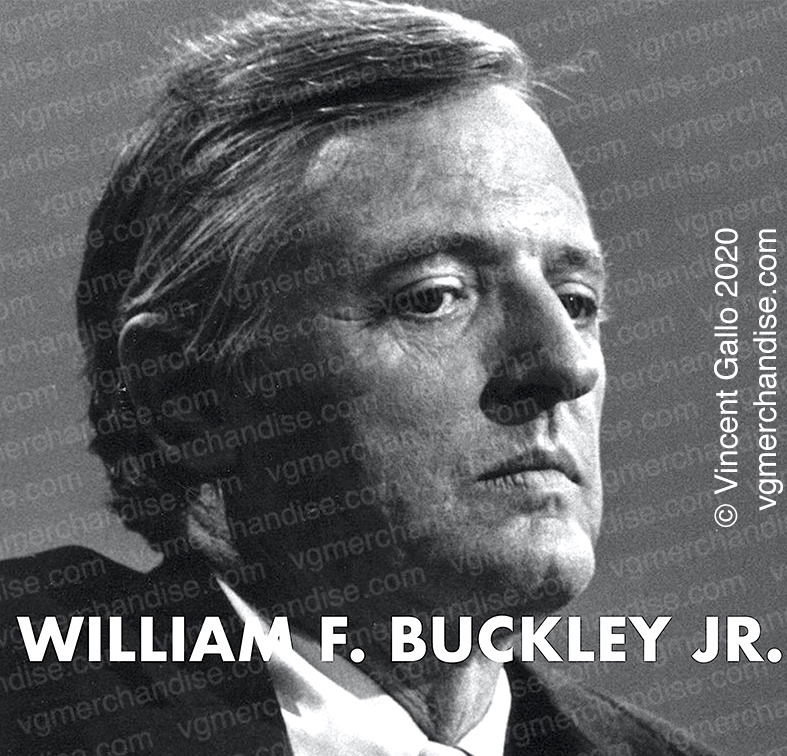 32. ?WILLIAM F. BUCKLEY JR.?  Vincent Gallo 2020 (print detail)