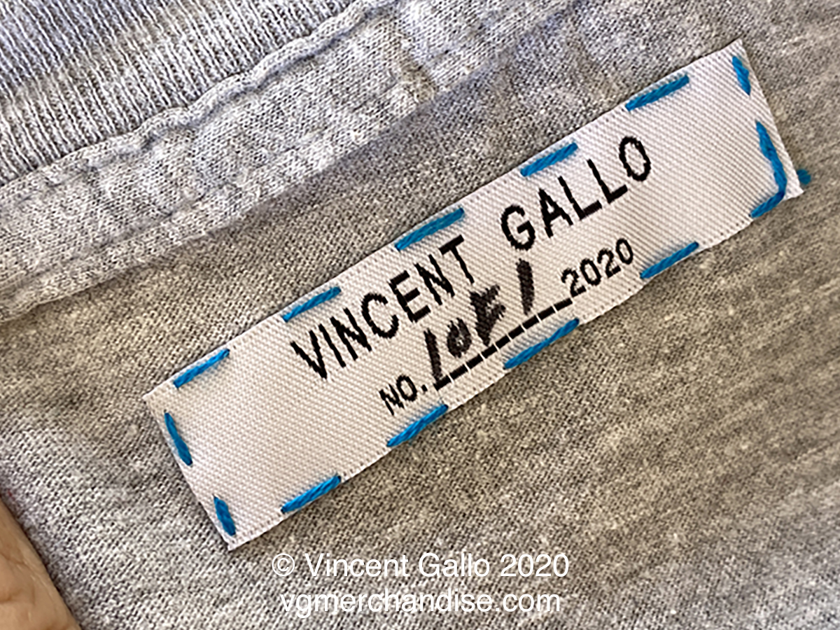 38. ?HOPEFULLY?  Vincent Gallo 2020 (neck label)
