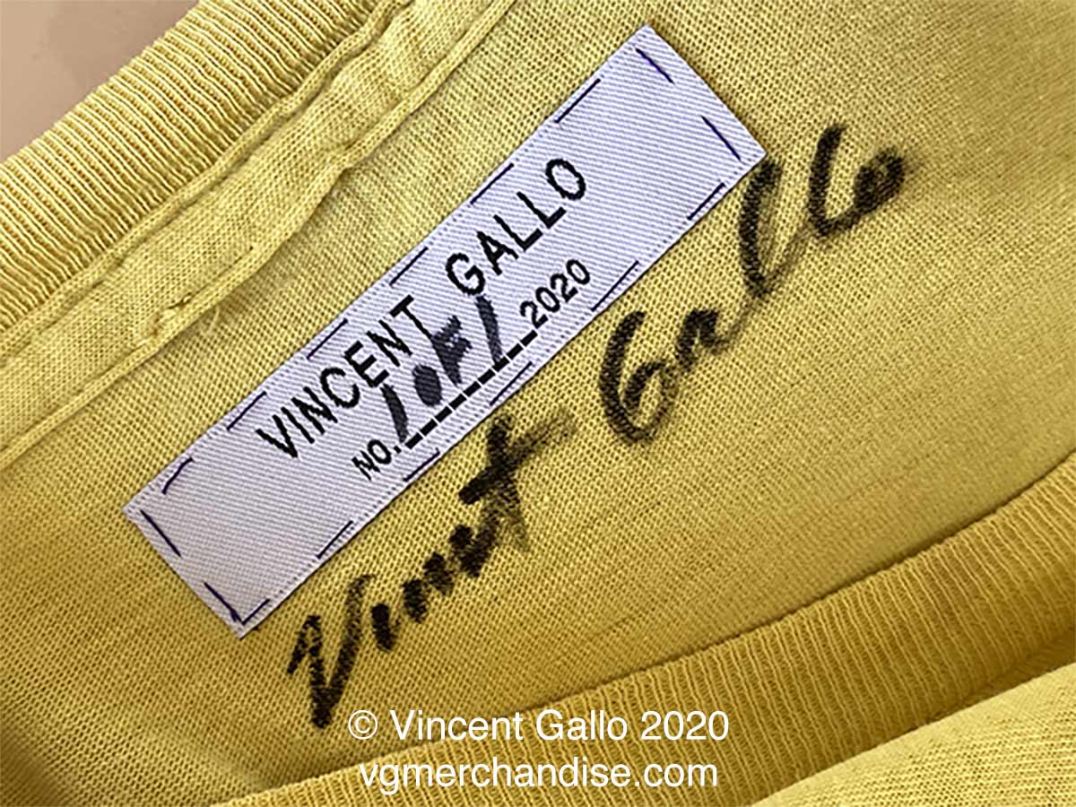 42. ?OVERRATED?  Vincent Gallo 2020 (neck label)