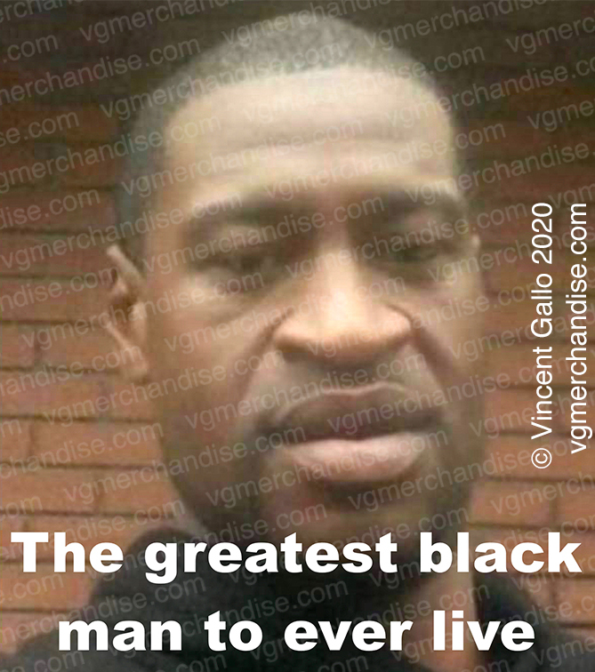 44. ?THE GREATEST BLACK MAN?  Vincent Gallo 2020 (print detail)