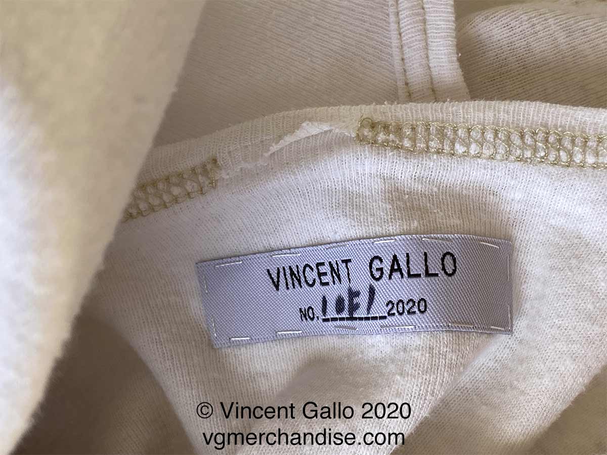 49. ?CANCER MOUTH?  Vincent Gallo 2020 (neck label)