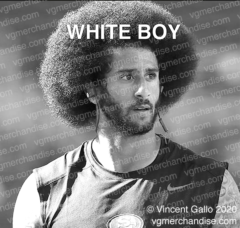 5. ?WHITE BOY?  Vincent Gallo 2020 (print detail)