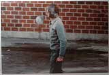 "Looking For Enemies Finding Friends" Mixed Media On Photographic Print By Vincent Gallo, 2006