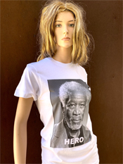 15. "HERO"  Vincent Gallo 2020 one-of-a-kind, hand made T-shirt