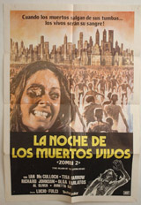  La Noche De Los Muertos Vivos (Zombie 2: The Dead are Among Us) Vintage Film Poster