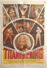 Titanes En El Ring Vintage Film Poster