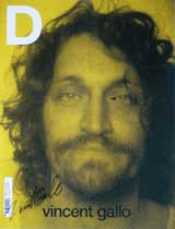 D Mode June 2008 (cover signed by Vincent Gallo)